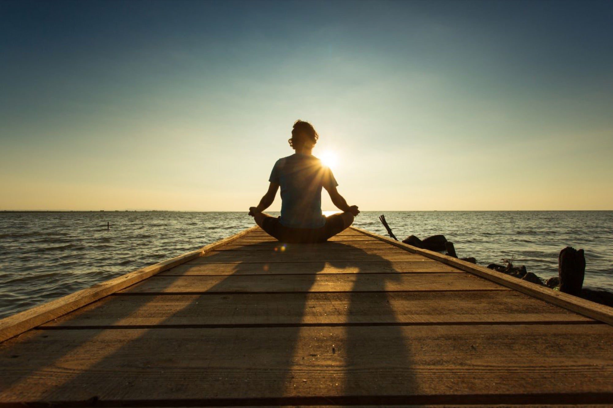 A man do Meditation