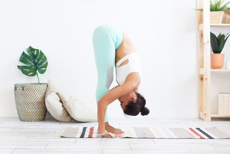 Big toe Yoga pose